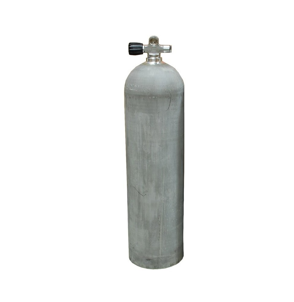 MES Alu-Tauchflasche 11,1L  (80cft) mit Ventil/LI