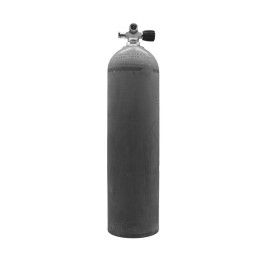 MES Alu-Tauchflasche 11,1L  (80cft) mit Ventil/RE