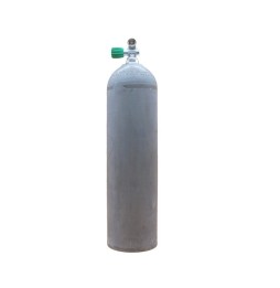 MES Alu-Tauchflasche 11,1L  (80cft) mit Nitrox-Ventil/LI