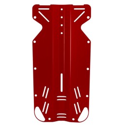 Scubaforce "Sidemount Alu Backplate Red"